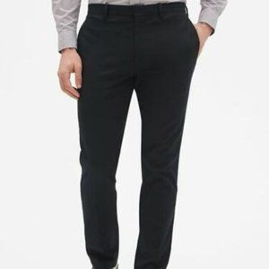 Banana Republic AIDEN Slim Fit BLACK Dress Pants